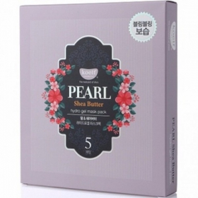 ПЕТІТФІ гідрогелева маска для лиця з перлами і маслом Ши №5