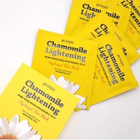 ПЕТІТФІ гідрогелева освітлювальна маска для лиця з екстрактом ромашки №5