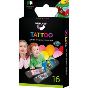МІЛПЛАСТ ТАТУ дитячі стерильні пластирі №16