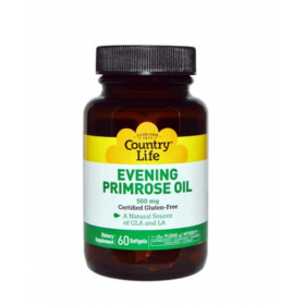 КАНТРИ ЛАЙФ МАСЛО ПРИМУЛЫ ВЕЧЕРНЕЙ капс. 500 мг №60