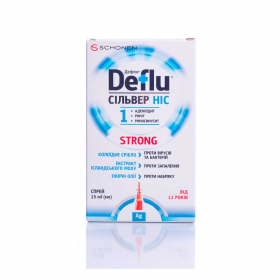 ДЕФЛЮ СІЛЬВЕР ніс СТРОНГ спрей 15мл