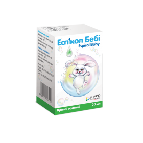 ЭСПИКОЛ БЭБИ капли оральные 40 мг/мл фл. 30 мл с пипеткой
