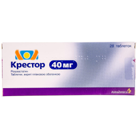 КРЕСТОР табл. 40 мг №28 Терапия плюс -20%