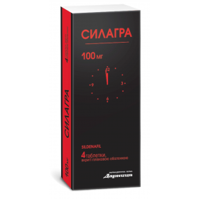СИЛАГРА табл. в/о 100мг №4