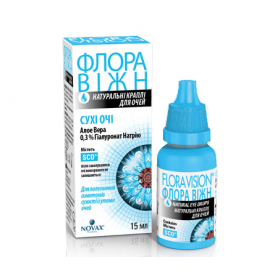 ФЛОРА ВИЖН СУХИЕ ГЛАЗА капли глазные 15 мл