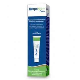 ДЕТРАКЛИН гель для ректального и наружного применения 37 г