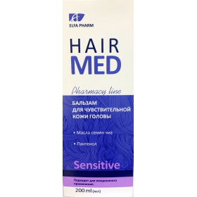 БАЛЬЗАМ для волосся «HAIR MED» для чутливої шкіри голови 200мл