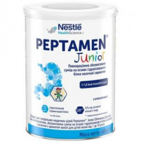 ПЕПТАМЕН ДЖУНИОР СМЕСЬ ПОЛНОЦЕННАЯ СБАЛАНСИРОВАННАЯ СУХАЯ ваниль от 1 до 10 лет 400г