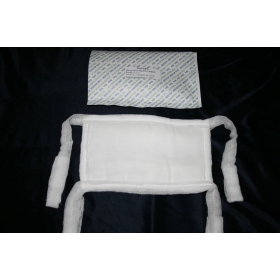 МАСКА ватно-марлевая медицинская 4 слоя не стерильная 12х21(22)см №1