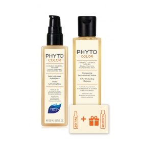 ФИТО Фитоколор средство 150мл + ФИТО Фитоколор шампунь 250мл НАБОР