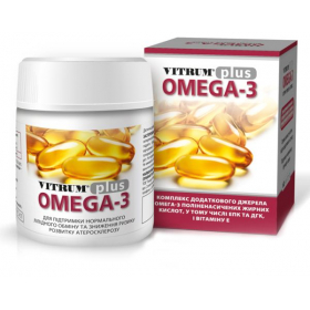 ВИТРУМ ОМЕГА-3 ПЛЮС капс. №60
