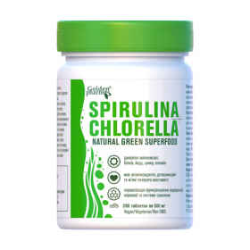 СПИРУЛИНА+ХЛОРЕЛЛА табл. №200
