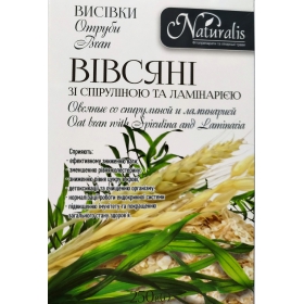 ВИСІВКИ вівсяні з СПІРУЛІНОЮ і ЛАМІНАРІЄЮ 250г
