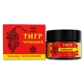 БАЛЬЗАМ косметичний «ТИГР ЧЕРВОНИЙ» 30мл