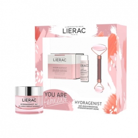 ЛІЕРАК Гідраженіст гель-крем 50мл + міцелярний засіб 30мл з ролером набір