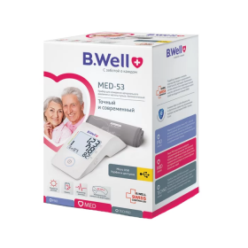 ТОНОМЕТР B.Well вимірювач артеріального тиску автоматичний MED-53