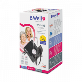 ТОНОМЕТР B.Well ИЗМЕРИТЕЛЬ АРТЕРИАЛЬНОГО ДАВЛЕНИЯ МЕХАНИЧЕСКИЙ «Comfort» WM-63S