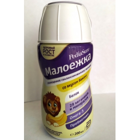 ПЕДИАШУР СМЕСЬ ЖИДКАЯ PEDIASURE МАЛОЕЖКА от 1 года со вкусом банана 200 мл