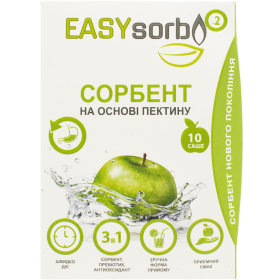 ИЗИСОРБ EASYsorb СОРБЕНТ НА ОСНОВЕ ПЕКТИНА саше №10