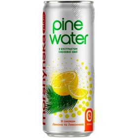 ВОДА МОРШИНСЬКА плюс Пайн Вотер лимон-ЛИМОННИК ж/б 0,33л