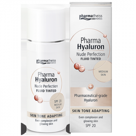 ГИАЛУРОН PHARMA HYALURON NUDE PERFECTION ФЛЮИД ТОНИРУЮЩИЙ ОЧЕНЬ СВЕТЛЫЙ SPF-20 50мл