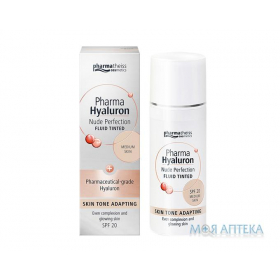 ГИАЛУРОН PHARMA HYALURON NUDE PERFECTION ФЛЮИД ТОНИРУЮЩИЙ СВЕТЛЫЙ SPF-20 50мл