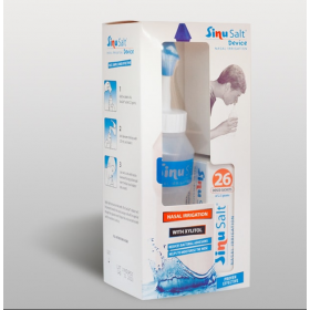 СИНУСОЛТ SINUSALT СОЛЕВАЯ СМЕСЬ для промывания носа пакет №26 + БУТЫЛКА 250мл