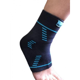 БАНДАЖ профілактичний на гомілковий суглоб з закритою п'ятою і силіконовими втулками р. М