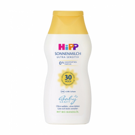 МОЛОЧКО СОЛНЦЕЗАЩИТНОЕ HIPP BABYSANFT SPF-30 200мл