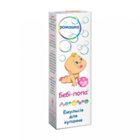 БЕБИ-ПОПА ЭМУЛЬСИЯ ДЛЯ КУПАНИЯ с экстрактом ромашки 200мл