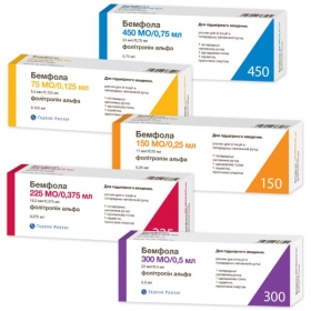 БЕМФОЛА раствор для инъекций картр. 0,375 мл №1