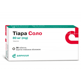 ТІАРА СОЛО табл. 80мг №28