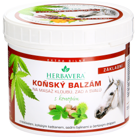 БАЛЬЗАМ ДЛЯ КОЖИ ВОССТАНАВЛИВАЮЩИЙ С МАСЛОМ КОНОПЛИ И КОНСКИМ КАШТАНОМ тм «HERBAVERA» 500мл