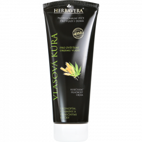 МАСКА ДЛЯ ОБЪЕМА ВОЛОС С МАСЛОМ КОНОПЛИ «HERBAVERA» 250мл