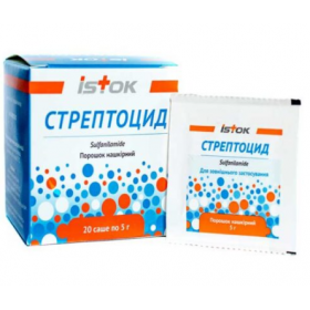 СТРЕПТОЦИД порошок накожный 5 г саше №20