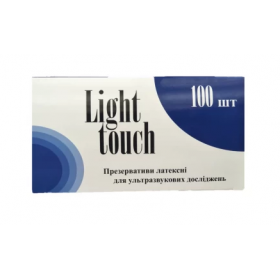 ПРЕЗЕРВАТИВЫ ЛАТЕКСНЫЕ «LIGHT TOUCH» ДЛЯ УЛЬТРАЗВУКОВОГО ИССЛЕДОВАНИЯ №100