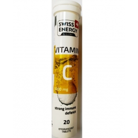 ВИТАМИНЫ SWISS ENERGY VITAMIN C ВИТАМИН C 1000мг табл. шип. №20