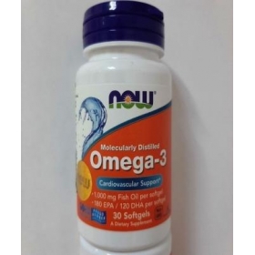 ОМЕГА-3 NOW OMEGA-3 1г капс. №30