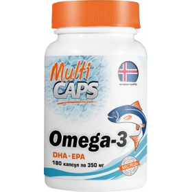 ОМЕГА-3 «MULTICAPS» капс. 350мг контейнер №180