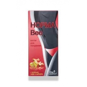 НОРМА-ВЄС з ЗЕЛЕНОЮ КАВОЮ та ІМБИРЕМ фітоконцентрат 100мл