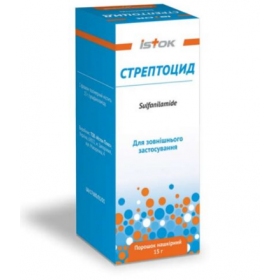 СТРЕПТОЦИД порошок накожный 15г