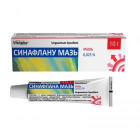 СИНАФЛАНА МАЗЬ 0,025 % туба 15г