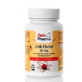 ЦИНК ХЕЛАТ 25 мг капс. №120