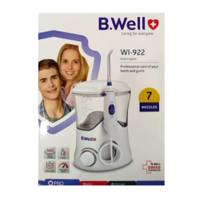 ИРРИГАТОР B.Well WI-922 ДЛЯ ПОЛОСТИ РТА СТАЦИОНАРНЫЙ + 7 НАСАДОК