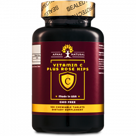 ВИТАМИН С ПЛЮС ЭКСТРАКТ ШИПОВНИКА табл. флакон №100