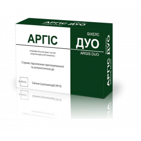 АРГИС ДУО суппозитории 1,4г №10