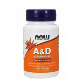 ВІТАМІН А і D NOW 10000/400мо капс. №100