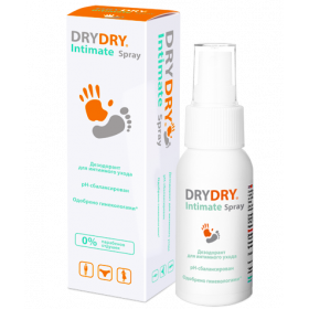 ДРАЙ-ДРАЙ ІНТИМЕЙТ DRY-DRY INTIMATE спрей для інтимної гігієни 50мл