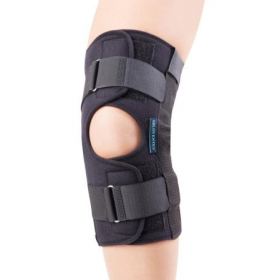 НАКОЛЕННИК ДЛЯ СИЛЬНОЙ ФИКСАЦИИ С МЕТАЛЛИЧЕСКИМИ ШАРНИРАМИ р. S