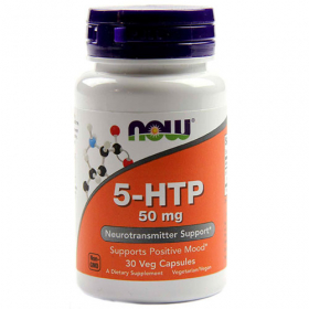 5-ГИДРОКСИ L-ТРИПТОФАН NOW 50мг капс. №30